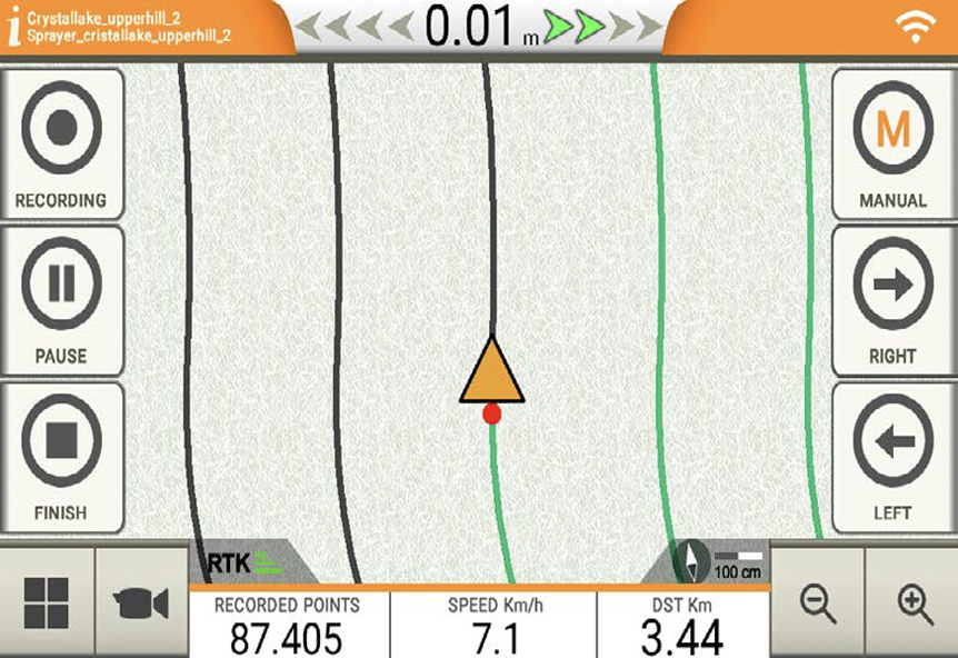 AvMap Farmnavigator G7 Dataseed RTK – automatsko uklanjanje korova ±2 cm